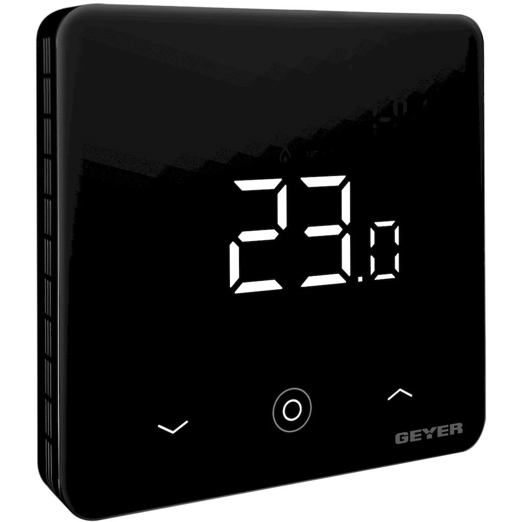 GEYER  Θερμοστάτης χώρου Wi-Fi πίτοιχος Μαύρο WiFi  thermostat 2 ΧΡΟΝΙΑ ΕΓΓΥΗΣΗ GS-THWH-B - second view