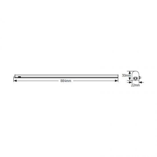 Φωτιστικό Πάγκου 10W 3000K 1150lm 0.9m | Geyer | LWT590 - μικρογραφία 4