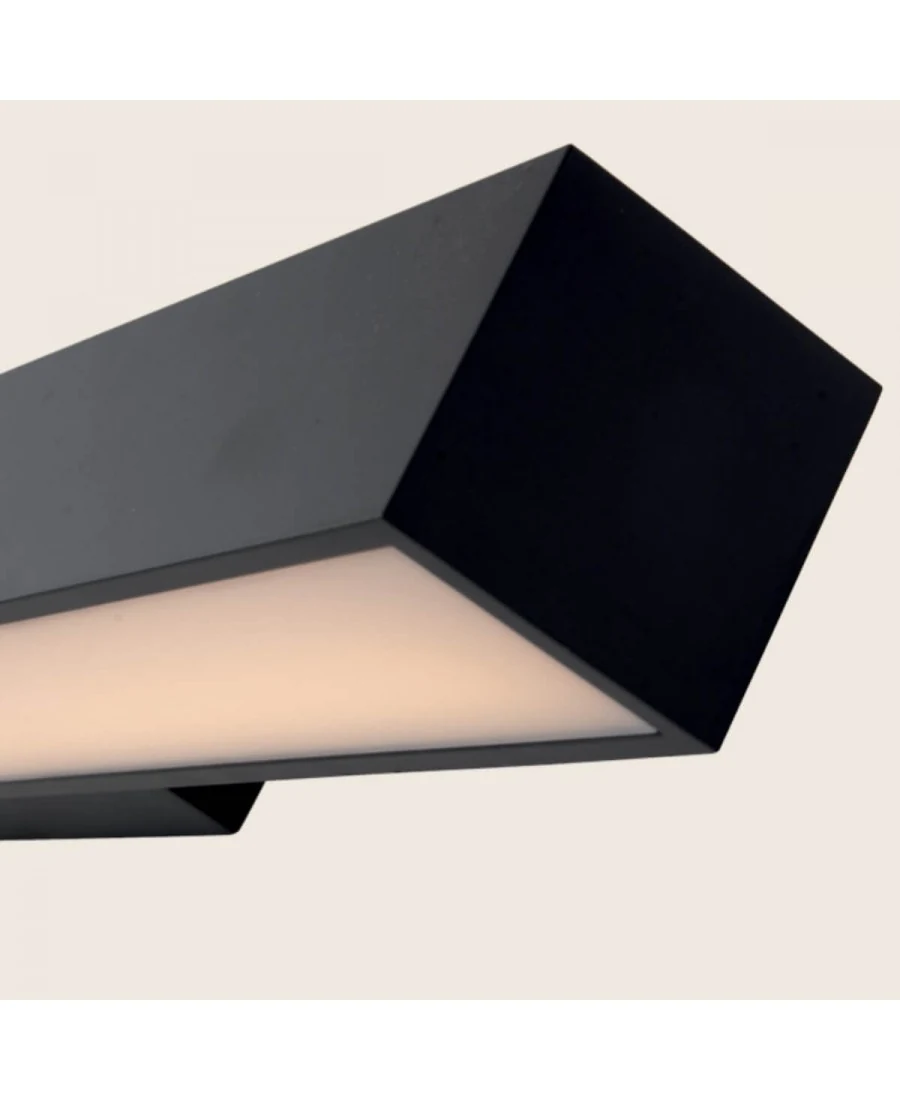 Zambelis Lights Φωτιστικό Μπάνιου Led Αλουμινίου Μαύρο Ματ 60 Εκ. 22088 - μικρογραφία 7