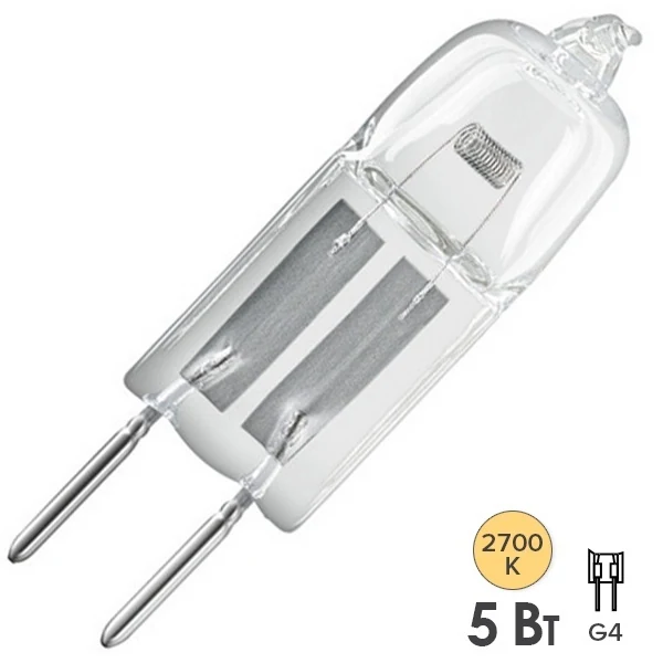OSRAM Λάμπα Αλογόνου Halostar 5W G4 2700K 55lm 4058075094154  - second view