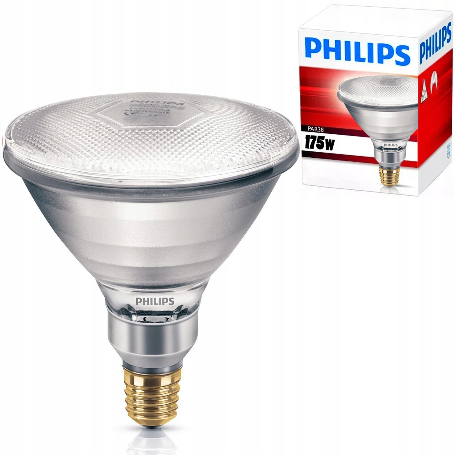 PHILIPS Λάμπα Incandescent για Ντουί E27 175W Par38 CLEAR 8711500115799 - second view