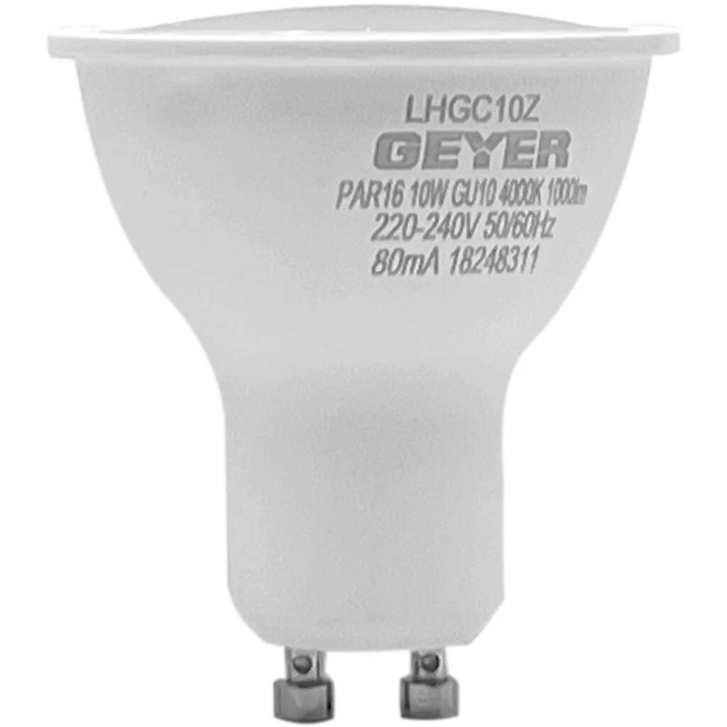 Geyer LHGC10Z Λάμπα LED 10W για Ντουί GU10 και Σχήμα PAR16 Φυσικό Λευκό 1000lm  4000K - second view