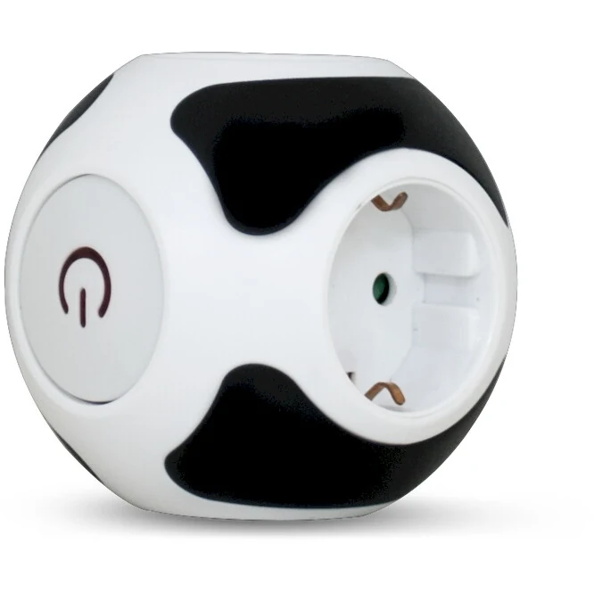 Geyer PowerCube 4 Θέσεων με Διακόπτη και Καλώδιο 1.5m ΣΕ ΣΧΗΜΑ ΜΠΑΛΑΣ 201545 - second view