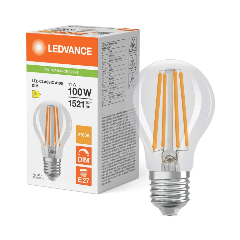 Ledvance Λάμπα LED 11W για Ντουί E27 Θερμό Dimmable 2700K 1521LUMEN 4099854060595 - second view