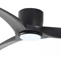 Zambelis Lights Ανεμιστήρας Οροφής Χωρίς Φως Μαύρο Ματ Μέταλλο-ABS 25395 - μικρογραφία 5