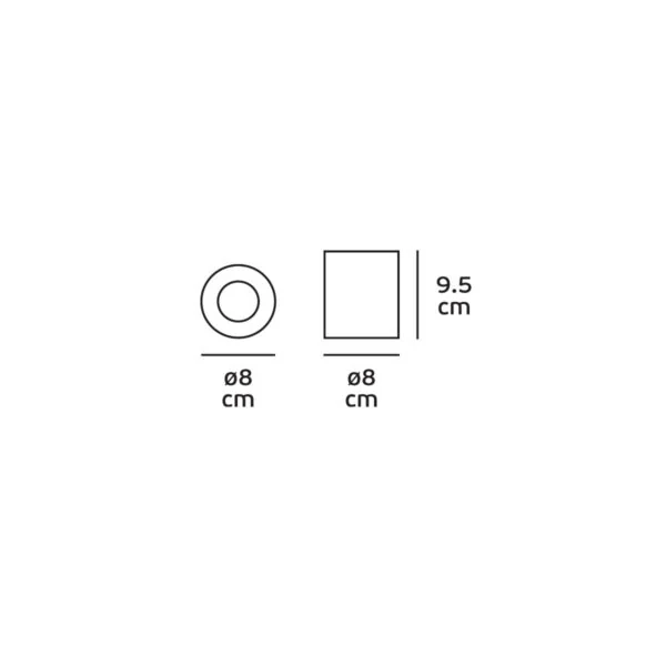 VK Lighting Μονό Σποτ με Ντουί GU10 σε Κόκκινο Χρώμα VK/03002/R - μικρογραφία 4