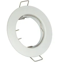 VK Lighting Στρογγυλό Μεταλλικό Χωνευτό Σποτ με Ντουί GU10 Λευκό 7.7x7.7εκ. 1τμχ VK/03009G/W 64173-023121 - μικρογραφία 4