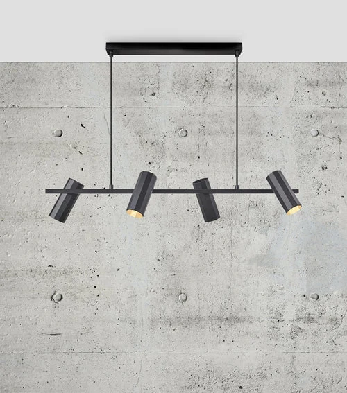 Nordlux Φωτιστικό Οροφής - Ράγα Alanis 4 GU10 90x15cm Black 2213423003 5704924012112 - μικρογραφία 4