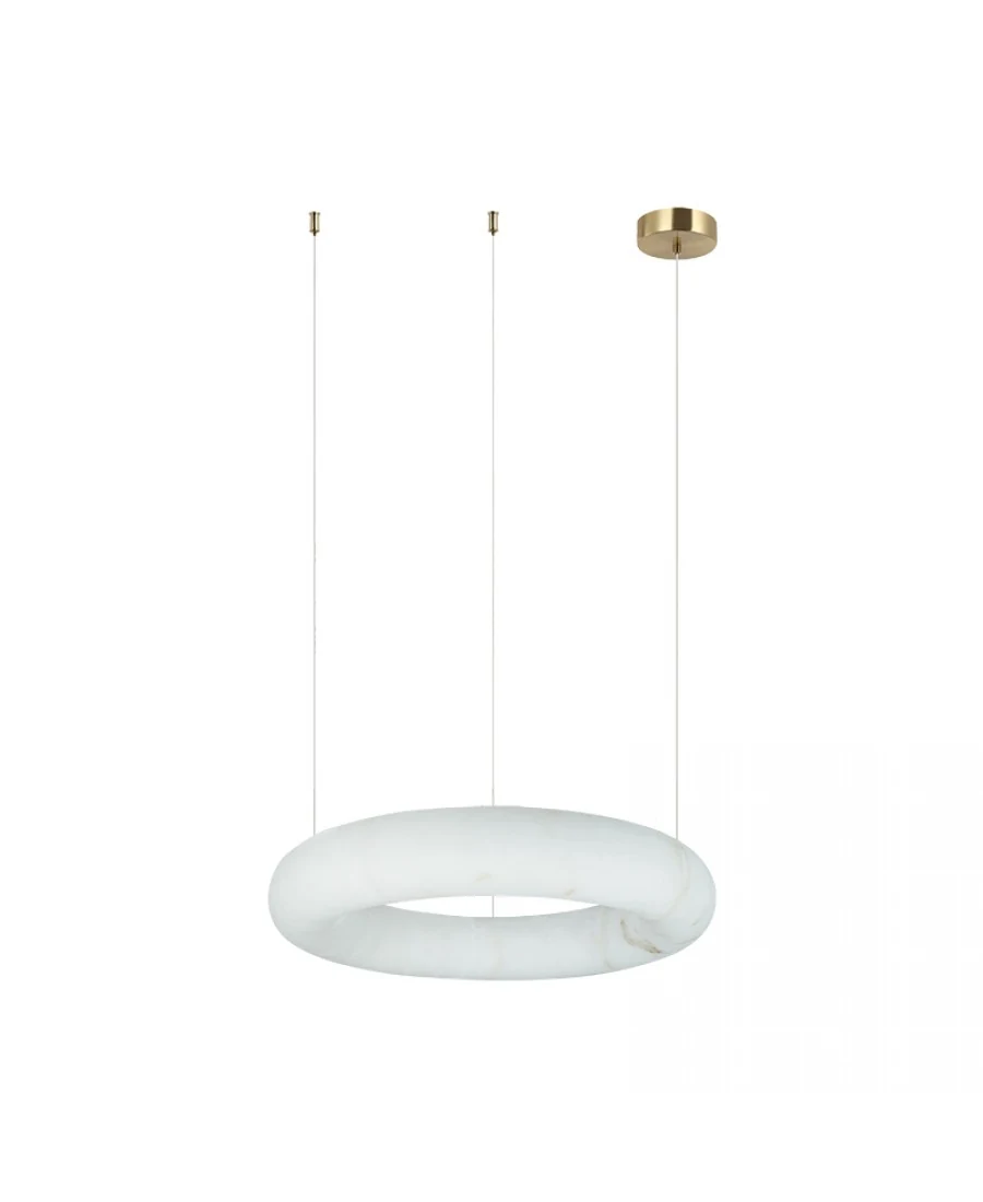 Zambelis Lights Κρεμαστό Φωτιστικό Μπρούτζινο LED με Θερμό Λευκό Φως 2542 - μικρογραφία 5
