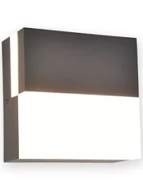 LUTEC εξωτερικό φωτιστικό τοίχου LED DOMINO σε σκούρο γκρι 5116202118 - μικρογραφία 4