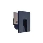 VK Lighting Επιτοίχιο Εξωτερικό Φωτιστικό LED IP42 1W με Θερμό Λευκό Φως 5.6x5.6x3εκ. VK/02179/B/W 75169-110721 - second view