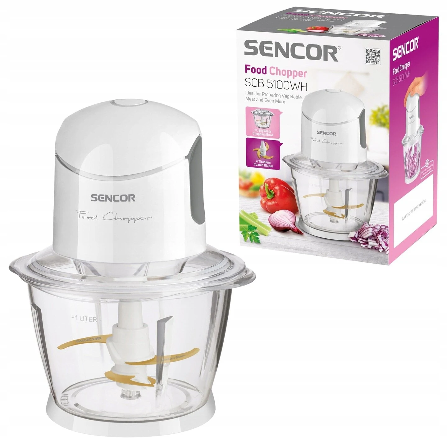 Πολυκόφτης Τροφίμων Χωρητικότητας 1000 ml Sencor Multi - μικρογραφία 7