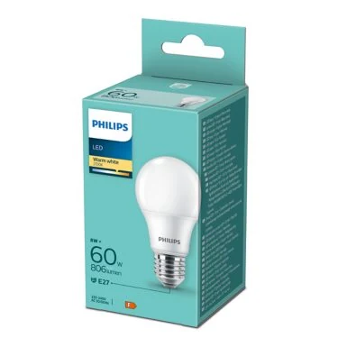 ΛΑΜΠΑ LED PHILIPS A60 E27 7,5WATT 806LUMEN 4000K - second view