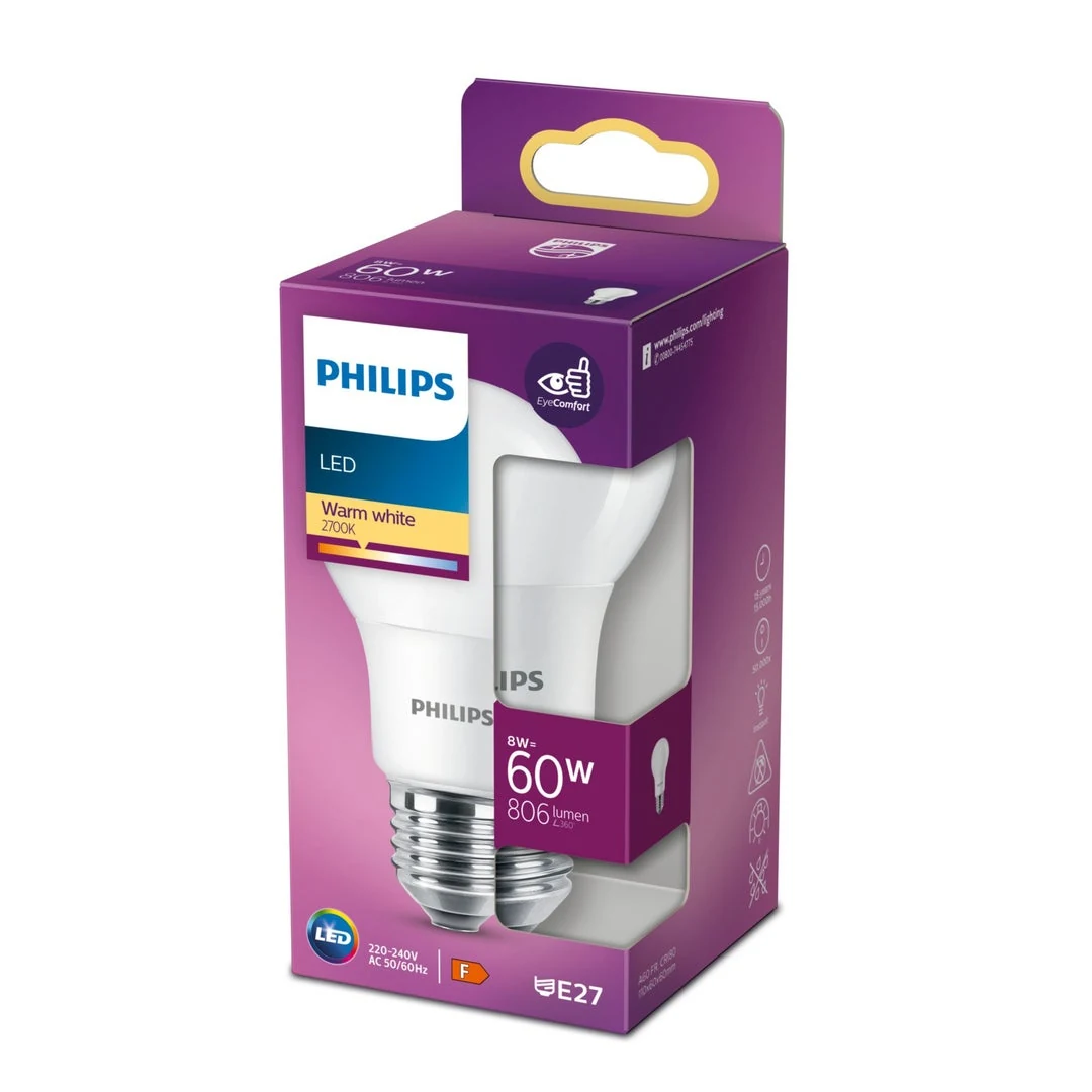 ΛΑΜΠΑ LED PHILIPS A60 E27 10WATT 1055LUMEN 6500K - second view