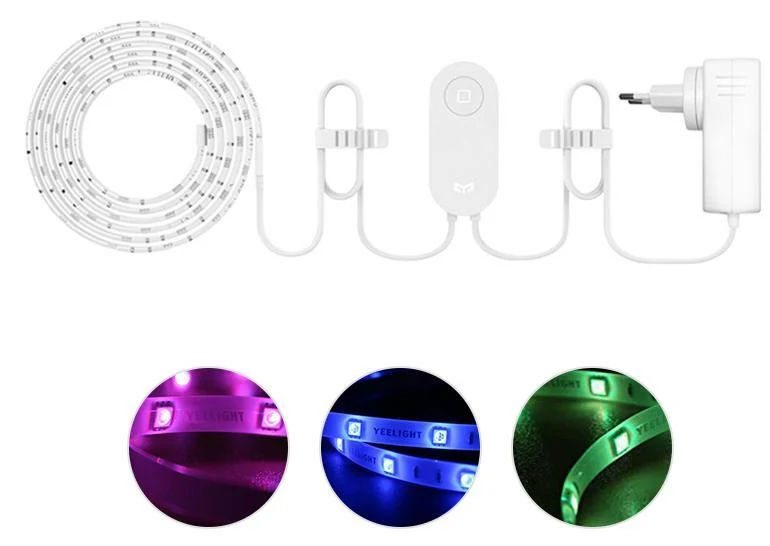 Ταινία Led WiFi Σετ Yeelight Lightstrip Plus 5050 24V IP65 RGBW 2m Xiaomi (2 ΧΡΟΝΙΑ ΕΓΓΥΗΣΗ) - μικρογραφία 5