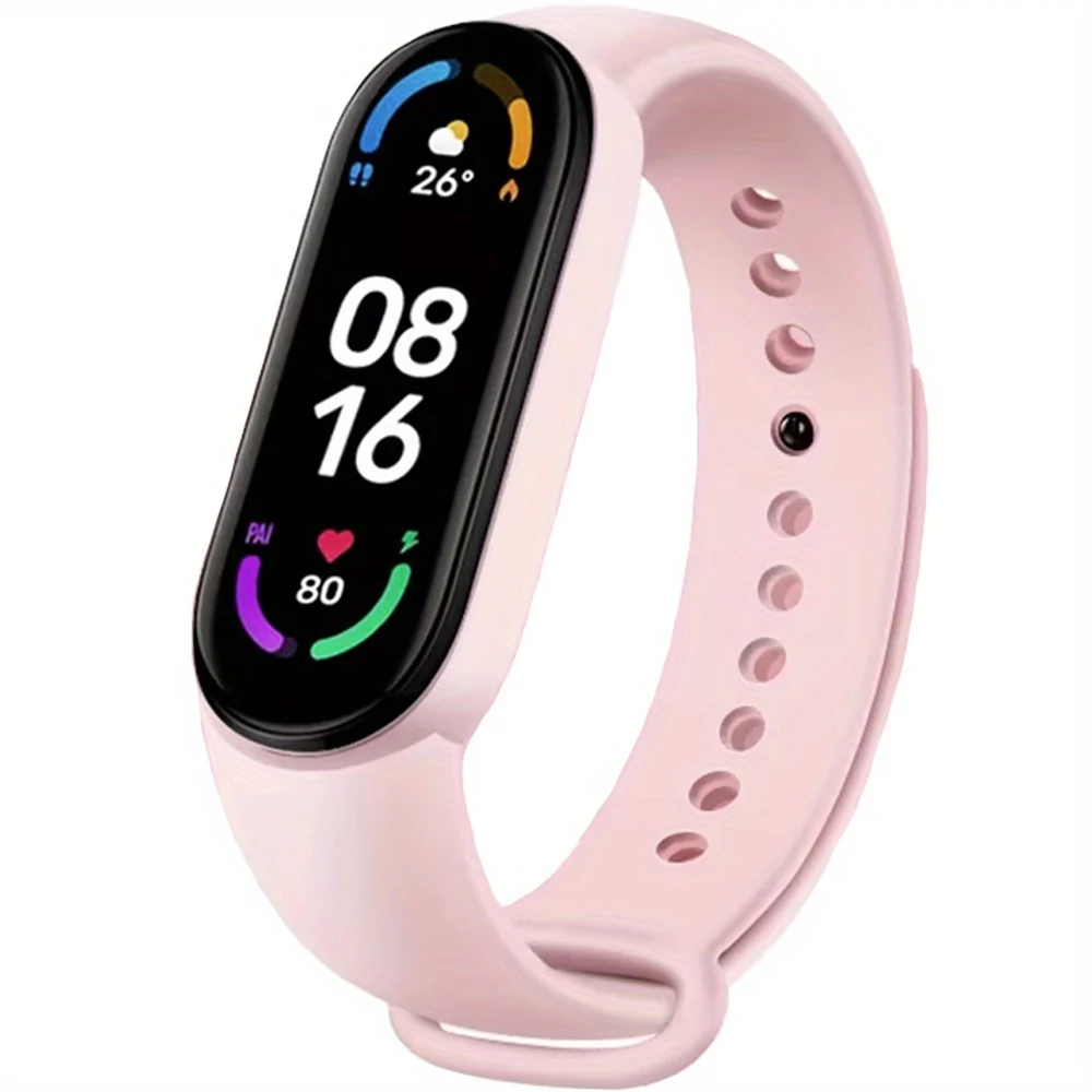 Xiaomi Silicone Λουράκι Mi Band 5 - Pink  - μικρογραφία 4