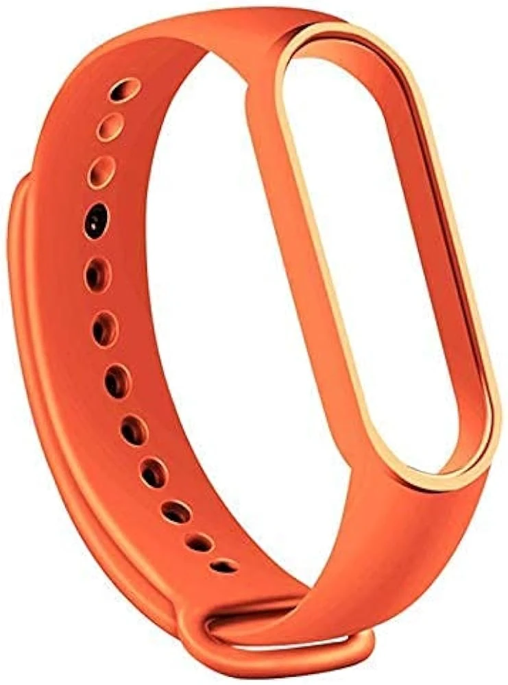 Silicone Λουράκι Xiaomi Mi Band 5 - Orange OEM - second view