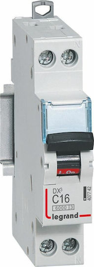 Legrand Αυτόματη Ασφάλεια 16A Μονοπολική AC 407742
