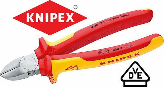 Πλαγιοκόφτης KNIPEX 160mm VDE 1000V – 70 06 160 4003773021995