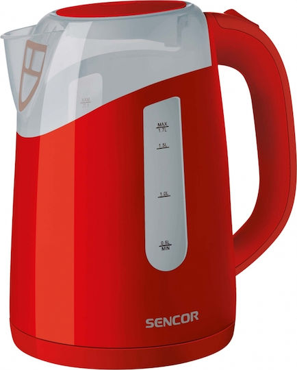 Sencor SWK 1704RD Βραστήρας Νερού 1,7L 2200W Κόκκινος
