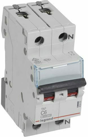 Legrand Αυτόματη Ασφάλεια 20A Διπολική AC 403373