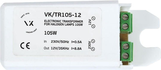 VK Lighting Μετασχηματιστής για Φωτιστικά VK/TR105-12   21093-002016