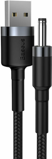 Baseus Cafule CADKLF-G1 Καλώδιο USB-A σε DC 3,5mm 1m Μαύρο/Γκρι 6953156297517