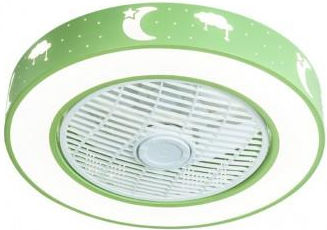 Lineme Menta Πλαφονιέρα 50cm με Φως Πράσινη  02-00147