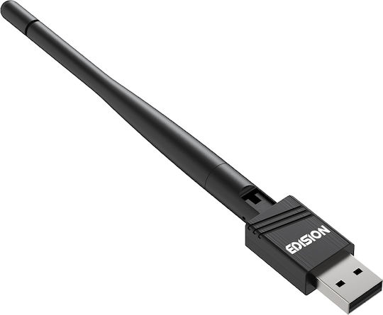 Edision USB WiFi EDI-MEGA 2 – Ασύρματος Αντάπτορας Δικτύου USB 150Mbps 5200378403242