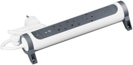 Legrand Πολύπριζο 3 Θέσεων με Καλώδιο 5m 694428