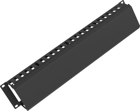 EDISION Οργανωτής Καλωδίων για Rack 19" 2U με Καπάκι