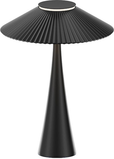 VK Lighting Μεταλλικό Πορτατίφ LED με Μαύρο Καπέλο και Βάση VK/04695/B/W  Κωδικός: 75169-009776