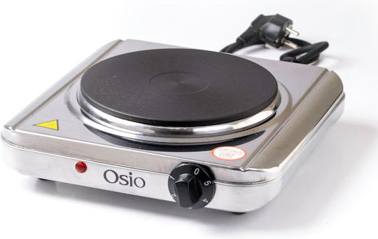 Osio OHP-2418 – Μονή Ηλεκτρική Επιτραπέζια Εστία Inox 1500W με Θερμοστάτη