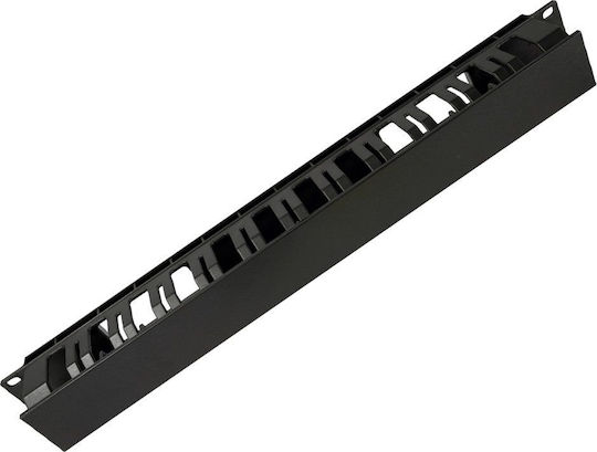 TELEVES 533160 – Cable Management Panel για Rack 19" 1U με μπροστινό κάλυμμα.