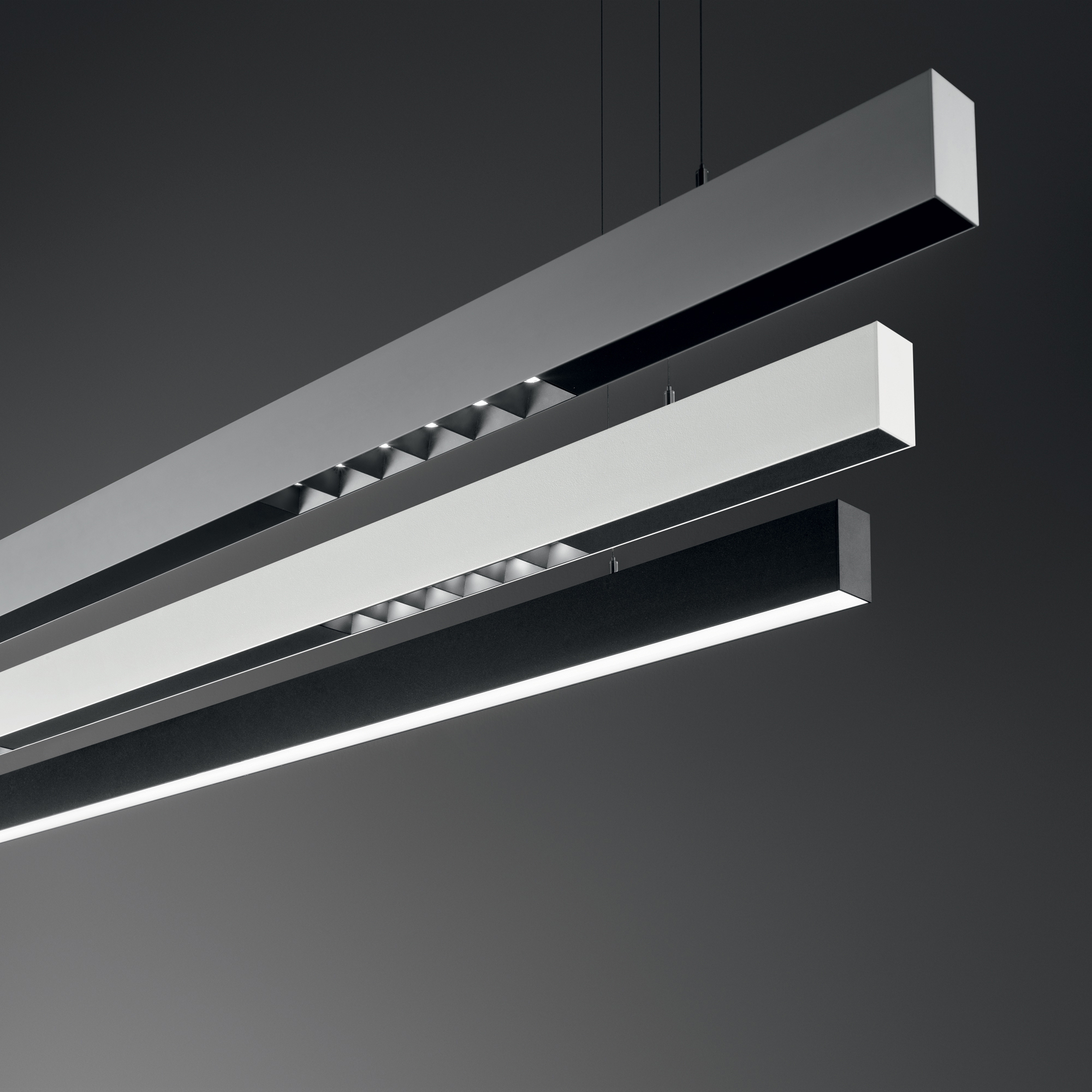 IDEAL LUX Κρεμαστό Φωτιστικό FLUO ACCENT LED 30W 3000K Μαύρου Χρώματος – 192475 - second view