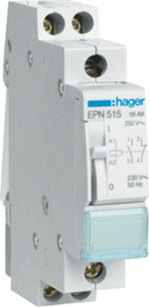 Ρελέ Hager Pulse 16A 230V AC 110V DC 1Z+1R (EPN515) 3335482 3250612369577