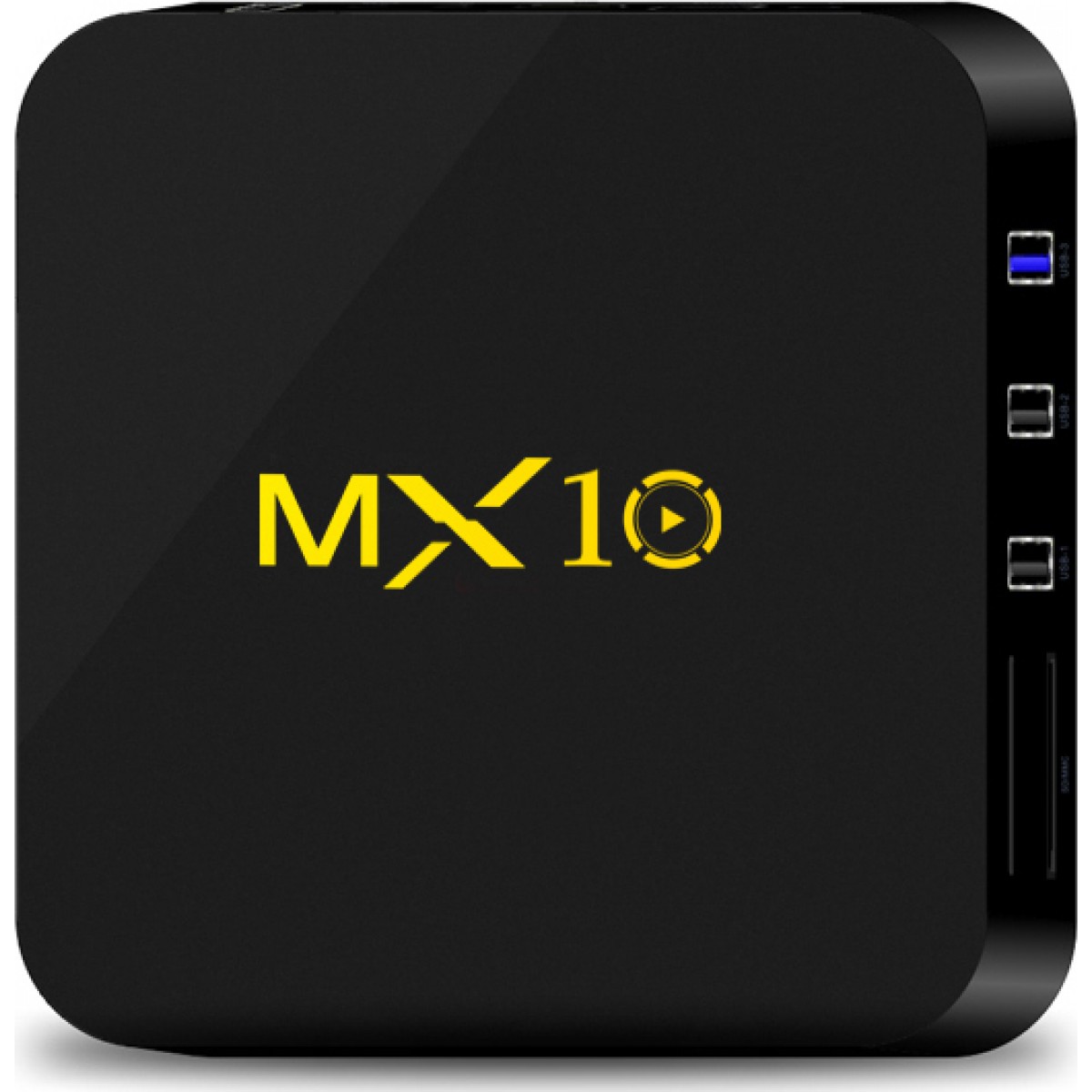 TV Box MX10 (RK3328/4GB/32GB/Android) 4K UHD με WiFi USB 2.0 / USB 3.0 4GB RAM και 32GB Αποθηκευτικό Χώρο με Λειτουργικό Android 9.0 - Κύρια εικόνα