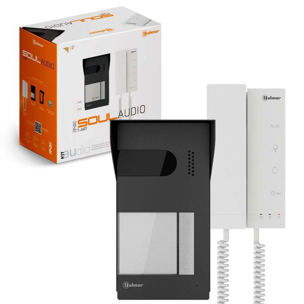 Golmar S4110/T-ART ΚΙΤ Θυροτηλεφώνου Μονοκατοικίας με Τεχνολογία 2 Καλωδίων G2+
