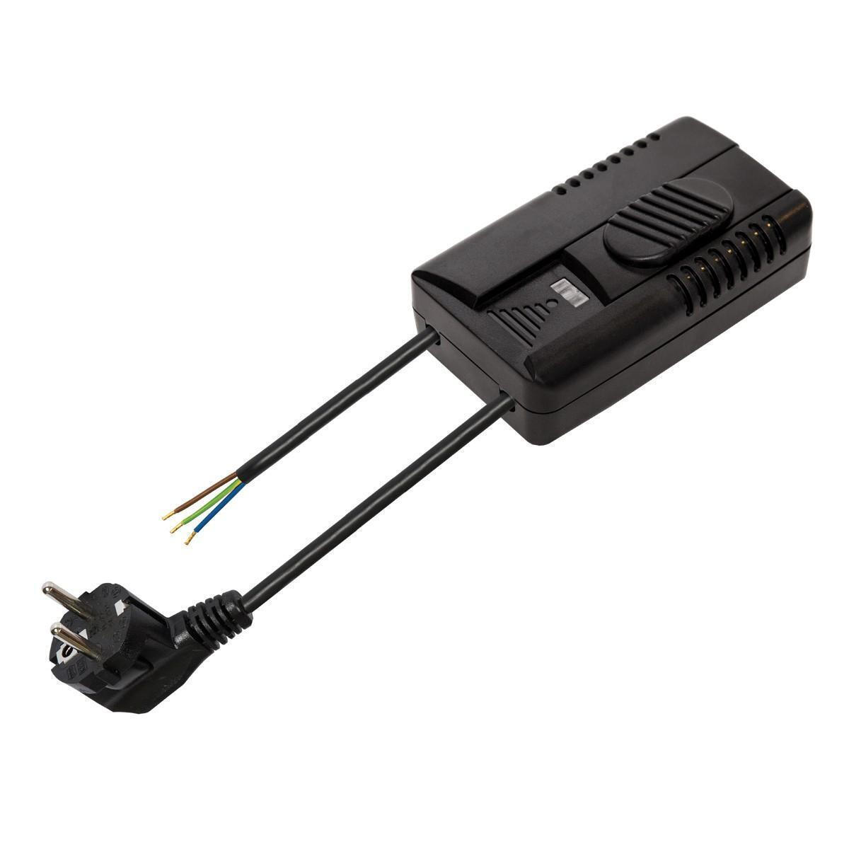 DIMMER ΔΑΠΕΔΟΥ 300W ΜΕ ΚΑΛΩΔΙΟ ΜΑΥΡΟ VK/DIM300/400/B