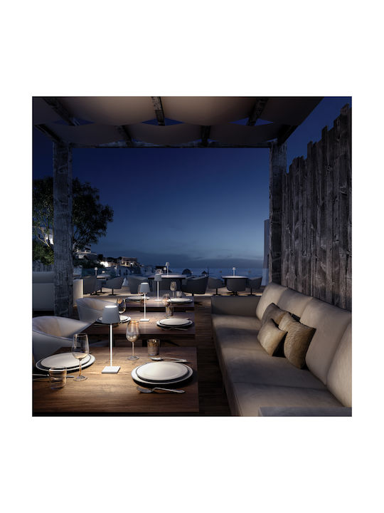 VK Lighting VK/03141/B/W Επιτραπέζιo Φωτιστικό Εξωτερικού Χώρου με Ενσωματωμένο LED σε Μαύρο Χρώμα 61171-238694