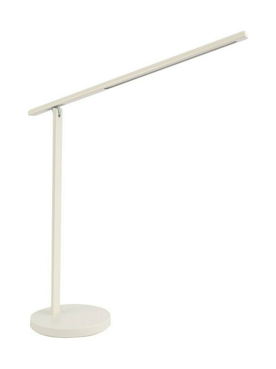 VK Lighting VK/04238/W/WCD Φωτιστικό Γραφείου LED Αναδιπλούμενο σε Λευκό Χρώμα