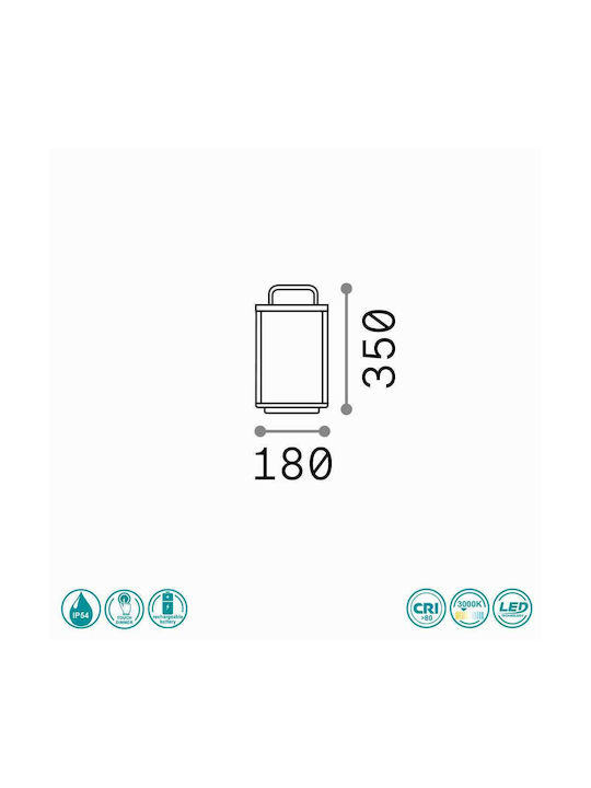 ΦΩΤΙΣΤΙΚΟ ΦΟΡΗΤΟ STARDUST LED 2W 3000K 18x18x35cm N. 250878 - second view