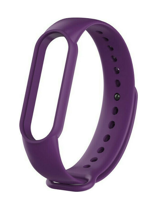 Mi Band 5 Λουράκι Σιλικόνης Μωβ (Mi Smart Band 5/Mi Smart Band 6) - Κύρια εικόνα
