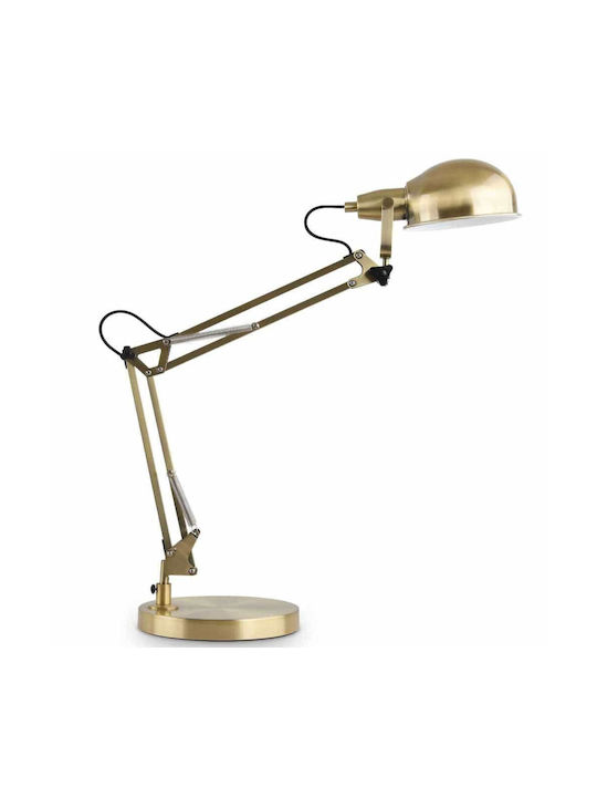 Ideal Lux Φωτιστικό Γραφείου Μεταλλικό Χρυσό Johnny TL1 BRUNITO 313368