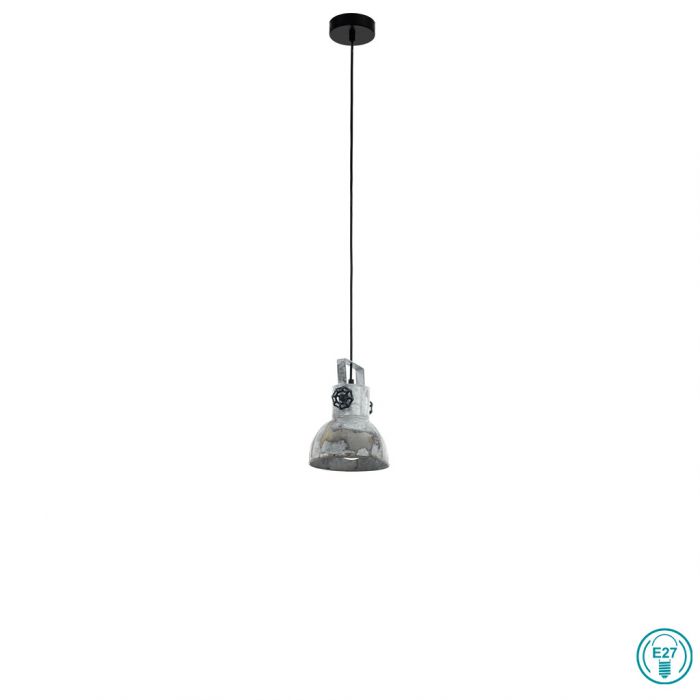 Eglo Barnstaple Κρεμαστό Φωτιστικό Μοντέρνο Μονόφωτο Γκρι 49619