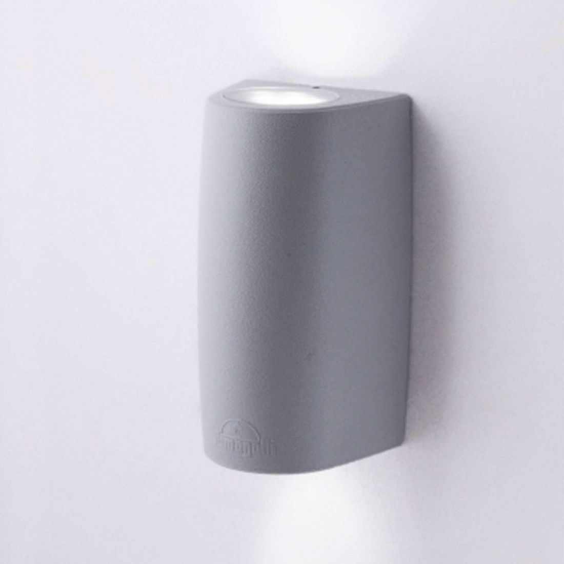 Απλίκα εξωτερικού χώρου διπλής δέσμης φωτός γκρι + λάμπες Marta 90 Fumagalli |2A4.000.LXU2L