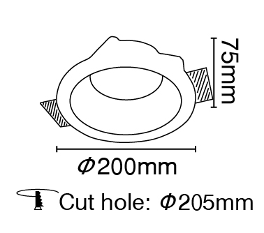 ΣΠΟΤ ΧΩΝΕΥΤΟ ΛΕΥΚΟ VK/09008 - second view