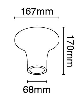 Φωτιστικό γύψινο εξωτερικό GU10 VK/09038 - second view