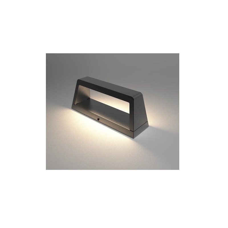 Geyer Επιτοίχιο Εξωτερικό Φωτιστικό Μαύρο LOWL80240WDG