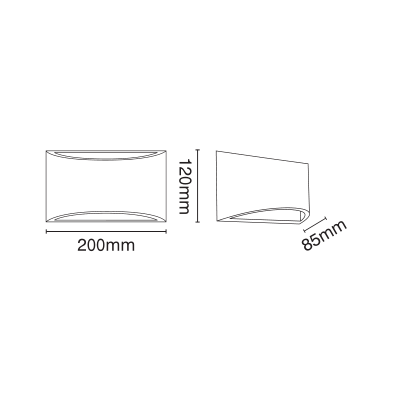 ΕΠΙΤΟΙΧΟ ΦΩΤΙΣΤΙΚΟ ΛΕΥΚΟ VK/09070 - second view